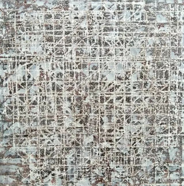中国式山水-陌上NO.3丨布面油画丨150×150CM丨2016年